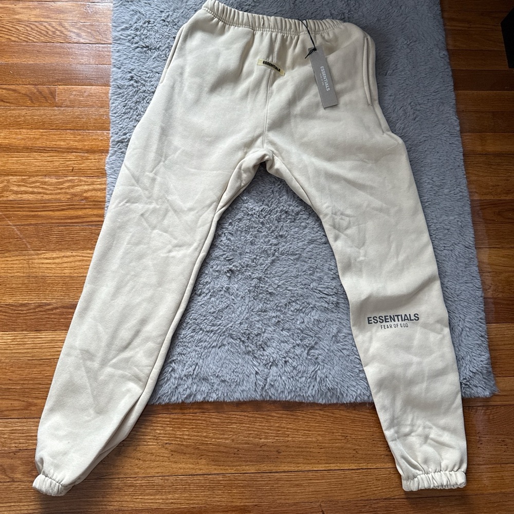 Fear of God Essentials Beige Sweatpants